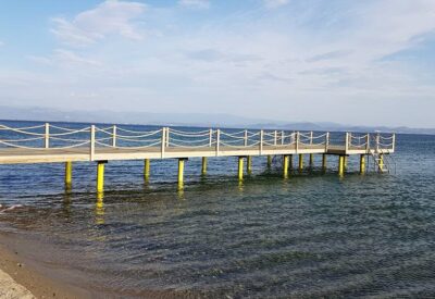 Güre Körfez Tatil Köyü Denize İskele çalışmamız