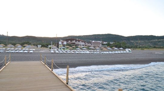 Assos Troy Otel Denize İskele çalışmamız